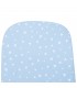 Sábana bajera capazo - Detalle estampado Blue Sparkles