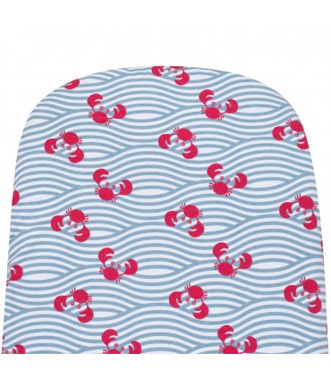 Sábana bajera capazo - Detalle estampado Crabby