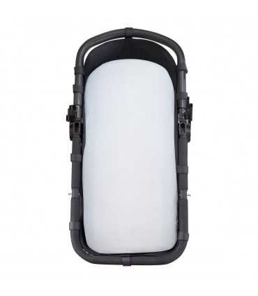 Sábana bajera capazo - Vista frontal Blanco