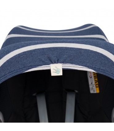 Maxi cosi portabebés - Detalle etiqueta Sailor Stripes