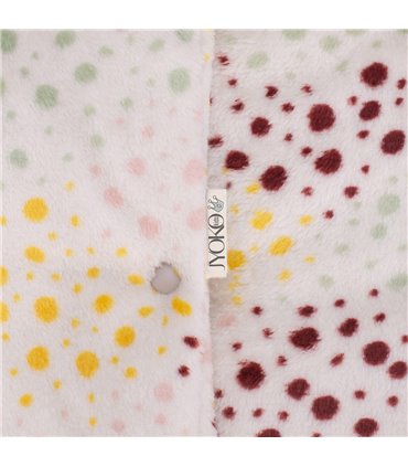 Detalle etiqueta Colorful Party