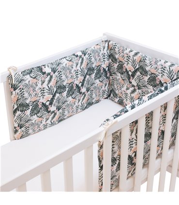 Protector de cuna - Vista en Cuna African Sunset