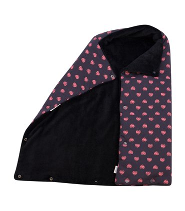 Saco capazo bebe - Vista interna y externa Fluor Heart