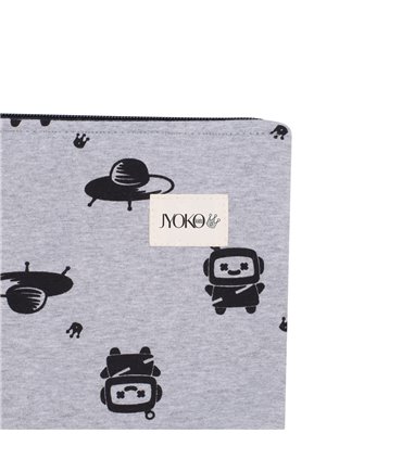 Neceser - Detalle etiqueta Robot Space