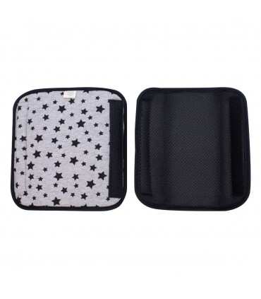 arneses - Detalle velcro Black stars