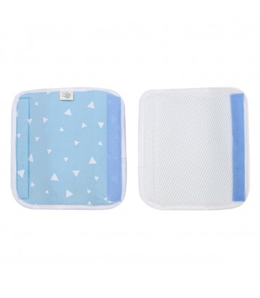 arneses - Detalle velcro Blue sparkles