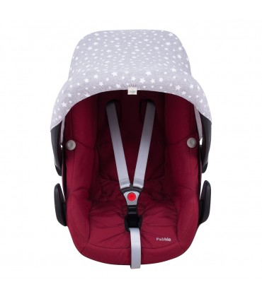 Maxi cosi Pebble y Bebe confort - Vista frontal White Star