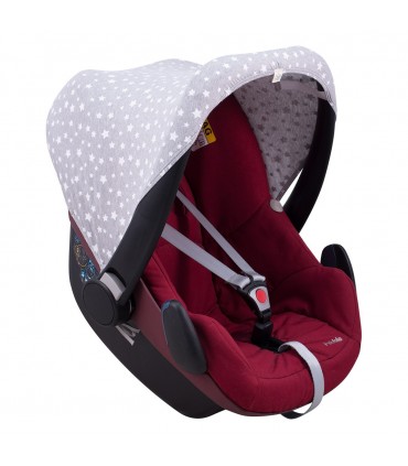 Maxi cosi Pebble y Bebe confort - Vista 3/4 White Star