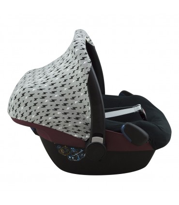 Maxi cosi Pebble y Bebe confort - Vista lateral Black Rayo