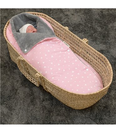 Saco capazo bebe - Vista de uso Pink Sparkles