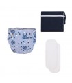 Pack de pañales ecológicos reutilizables + compresas extra absorbentes