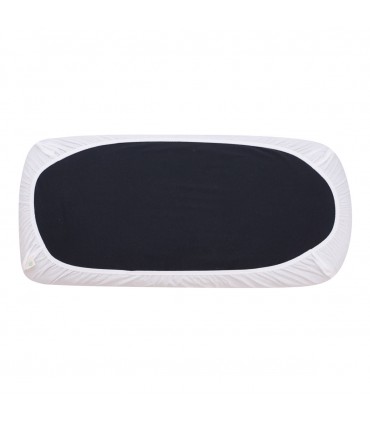 Sábana bajera capazo - Vista trasera Blanco