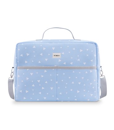 Bolso maternidad - Vista frontal Blue Sparkles