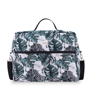 Bolso maternidad - Vista frontal Zebra