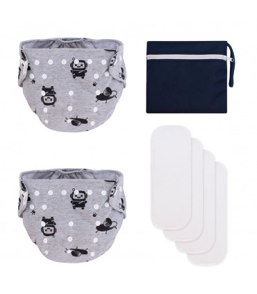 Pañales Pack2 - Todas las piezas Robot Space