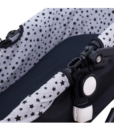 cubre capazo - Vista lateral Black star