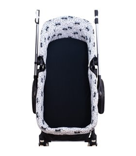 cubre capazo - Vista frontal Racoon town