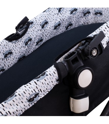 cubre capazo - Vista lateral Racoon town