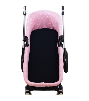 cubre capazo - Vista frontal Pink sparkles