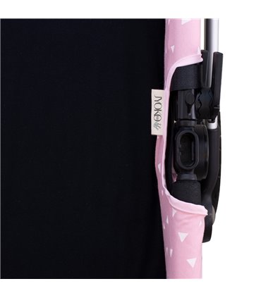 cubre capazo - Detalle etiqueta Pink sparkles