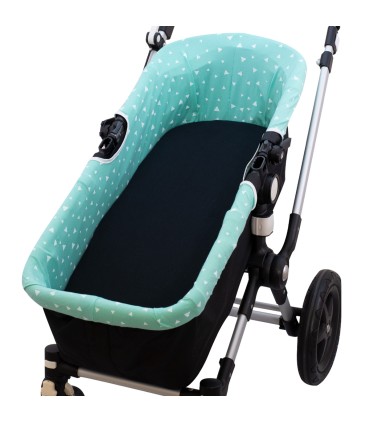 cubre capazo - Vista 3/4 Mint sprakles