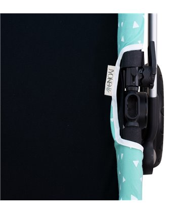 cubre capazo - Detalle etiqueta Mint sprakles