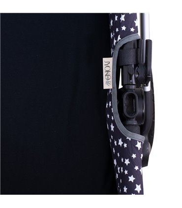 cubre capazo - Detalle etiqueta Winter sky