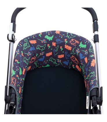 cubre capazo - Detalle superior Happy dino