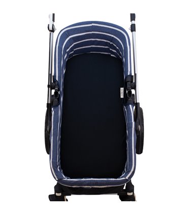 cubre capazo - Vista frontal Sailor stripes