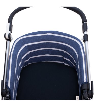 cubre capazo - Detalle superior Sailor stripes