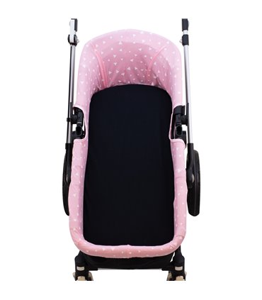 cubre capazo - Vista frontal Pink Island