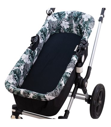 cubre capazo - Vista 3/4 Zebra