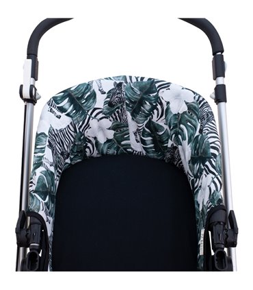 cubre capazo - Detalle superior Zebra