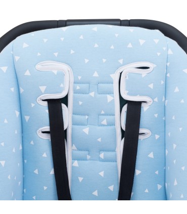 uppababy vista - Detalle ojal superior Blue Sparkles