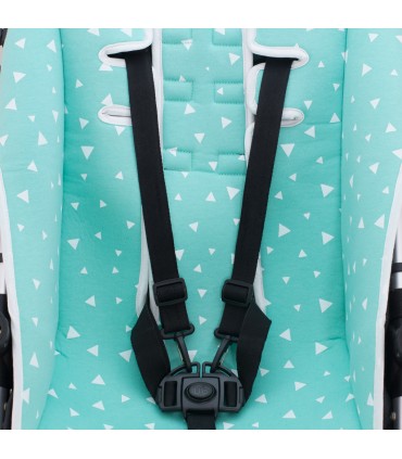 uppababy vista - Ojal para correas de seguridad Mint Sparkles