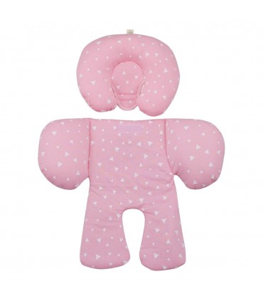 Reductor silla coche - Vista frontal reductor Pink Sparkles