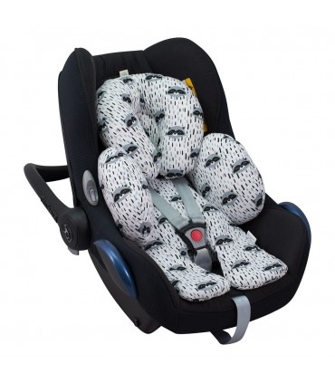 Reductor silla coche - Vista 3/4 Racoon Town