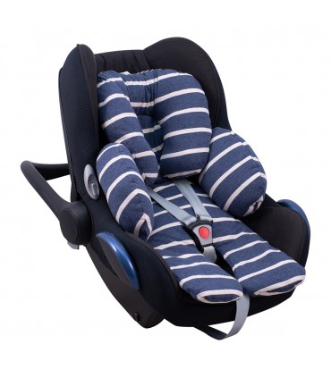Reductor silla coche - Vista 3/4 Sailor Stripes