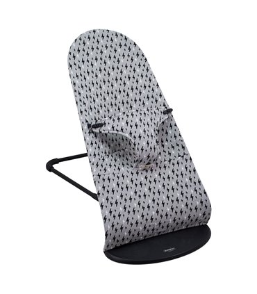 Funda hamaca babybjorn - Vista 3/4 Black Rayo