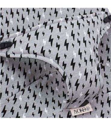 Funda hamaca babybjorn - Primer plano Black Rayo