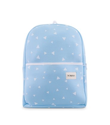 Mochila guardería - Vista frontal Blue Sparkles