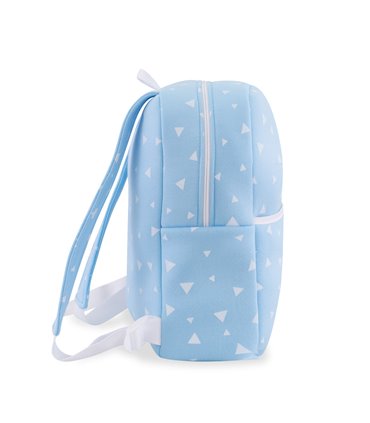 Mochila guardería - Vista lateral Blue Sparkles