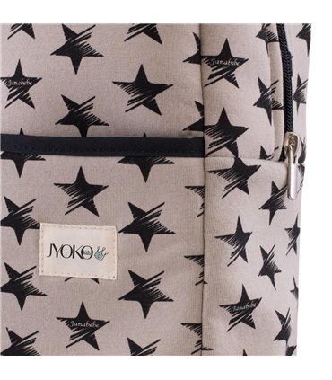 Mochila guardería - Detalle estampado Dark Sky