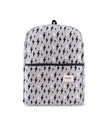 Mochila guardería - Vista frontal Black Rayo