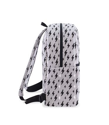 Mochila guardería - Vista lateral Black Rayo