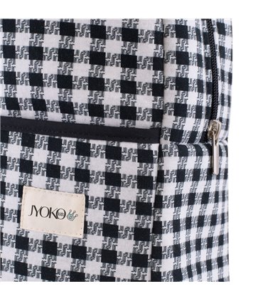 Mochila guardería - Detalle estampado Vichy