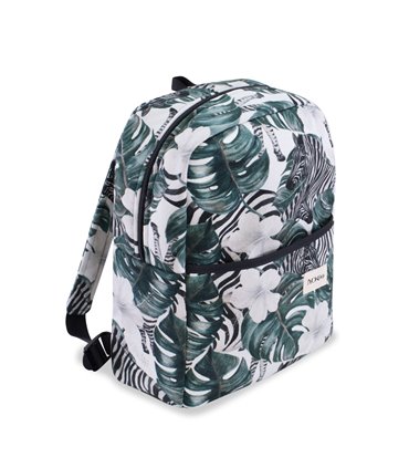 Mochila guardería - Vista 3/4 Zebra