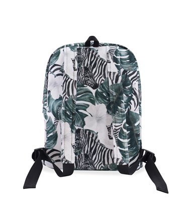 Mochila guardería - Vista trasera Zebra