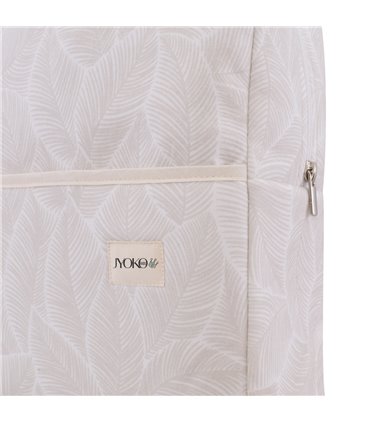 Mochila guardería - Detalle etiqueta Bloom