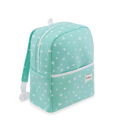 Mochila guardería - Vista frontal Mint Sparkles